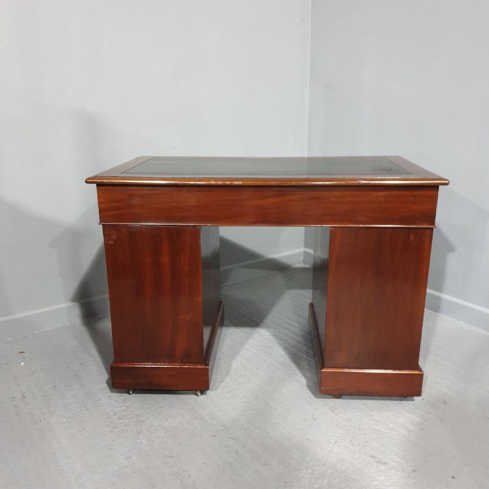 Victorian Mahogany Pedestal Desk View XII