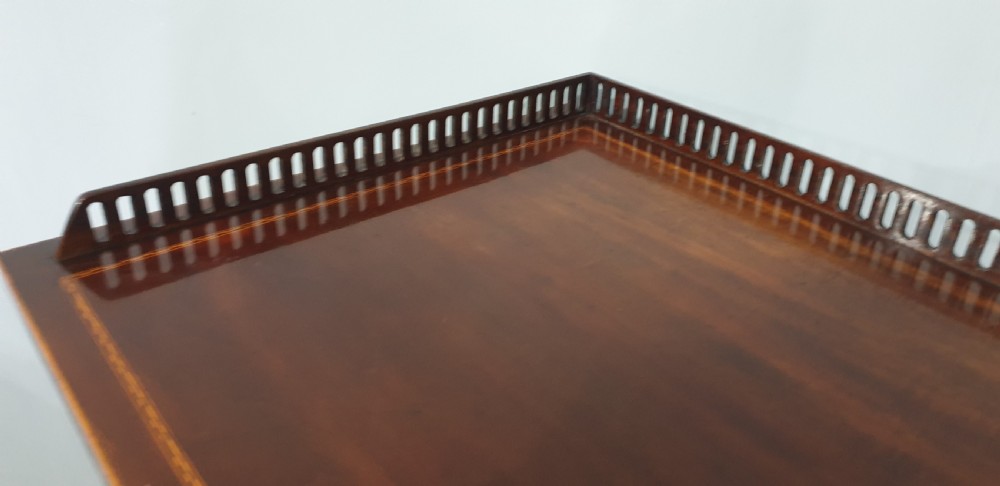Irish Mahogany Inlaid Sideboard View IV