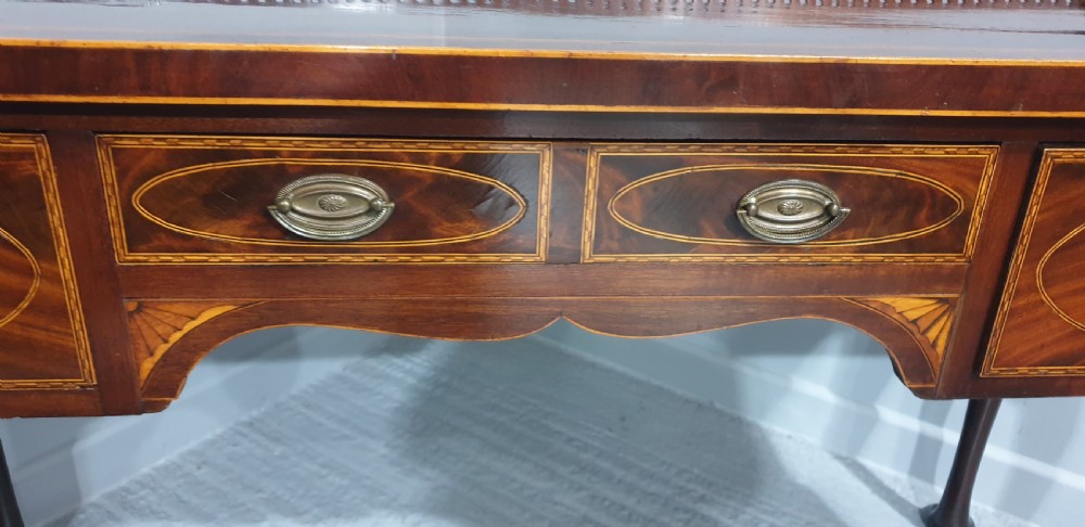 Irish Mahogany Inlaid Sideboard View V
