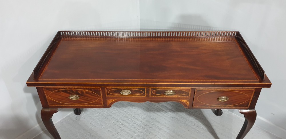Irish Mahogany Inlaid Sideboard View VI