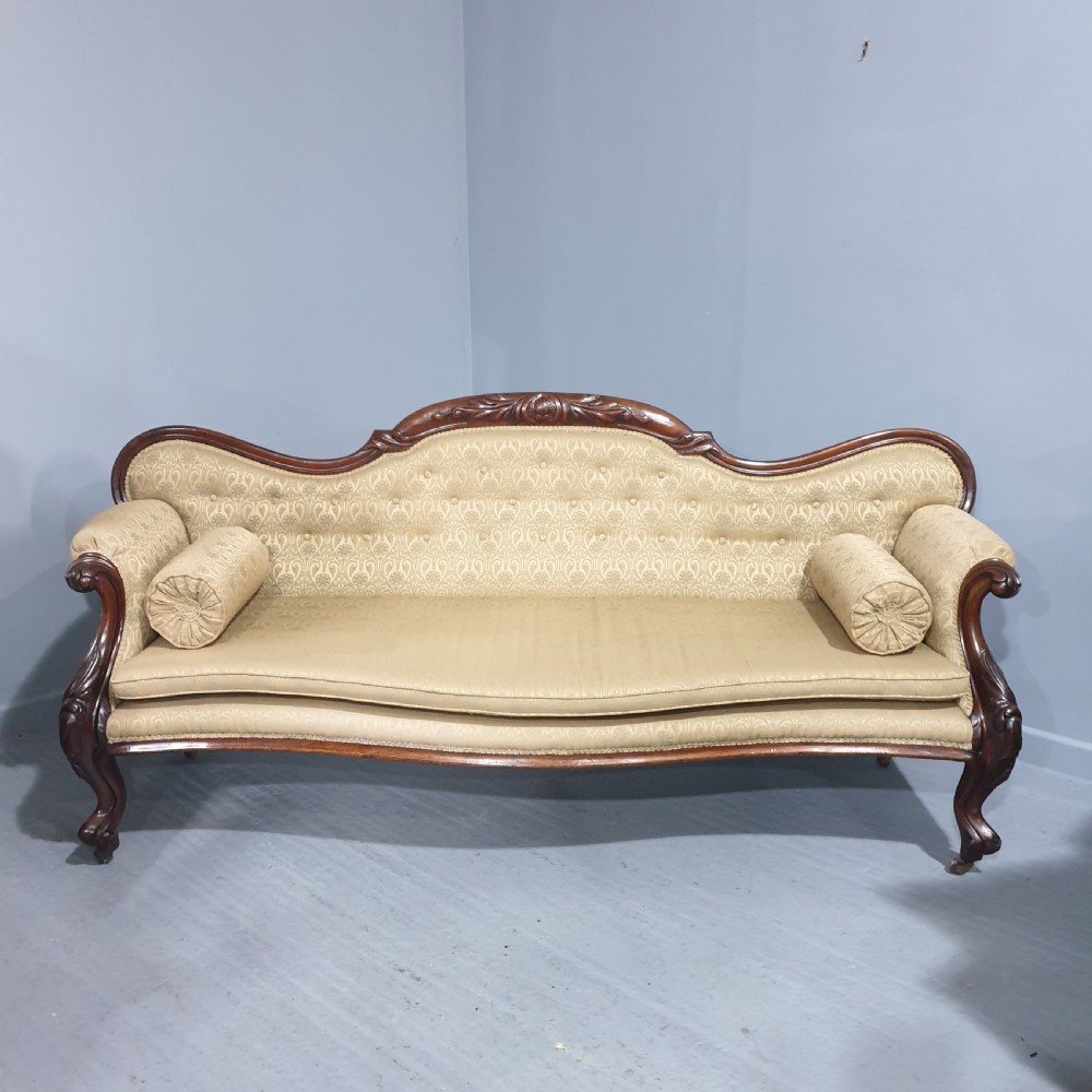 Outstanding Victorian Mahogany Sofa View III