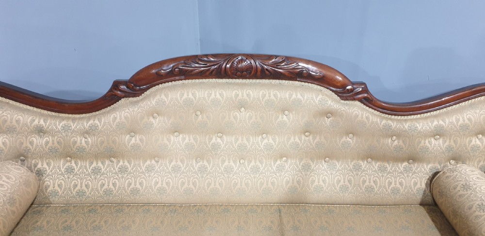 Outstanding Victorian Mahogany Sofa View V