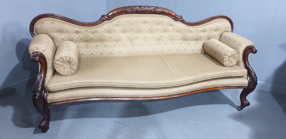 Outstanding Victorian Mahogany Sofa View VII