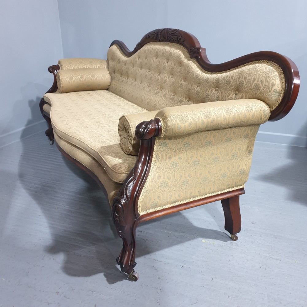 Outstanding Victorian Mahogany Sofa View IX
