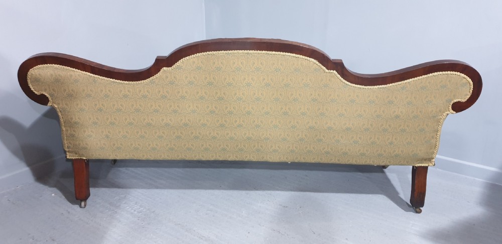 Outstanding Victorian Mahogany Sofa View X