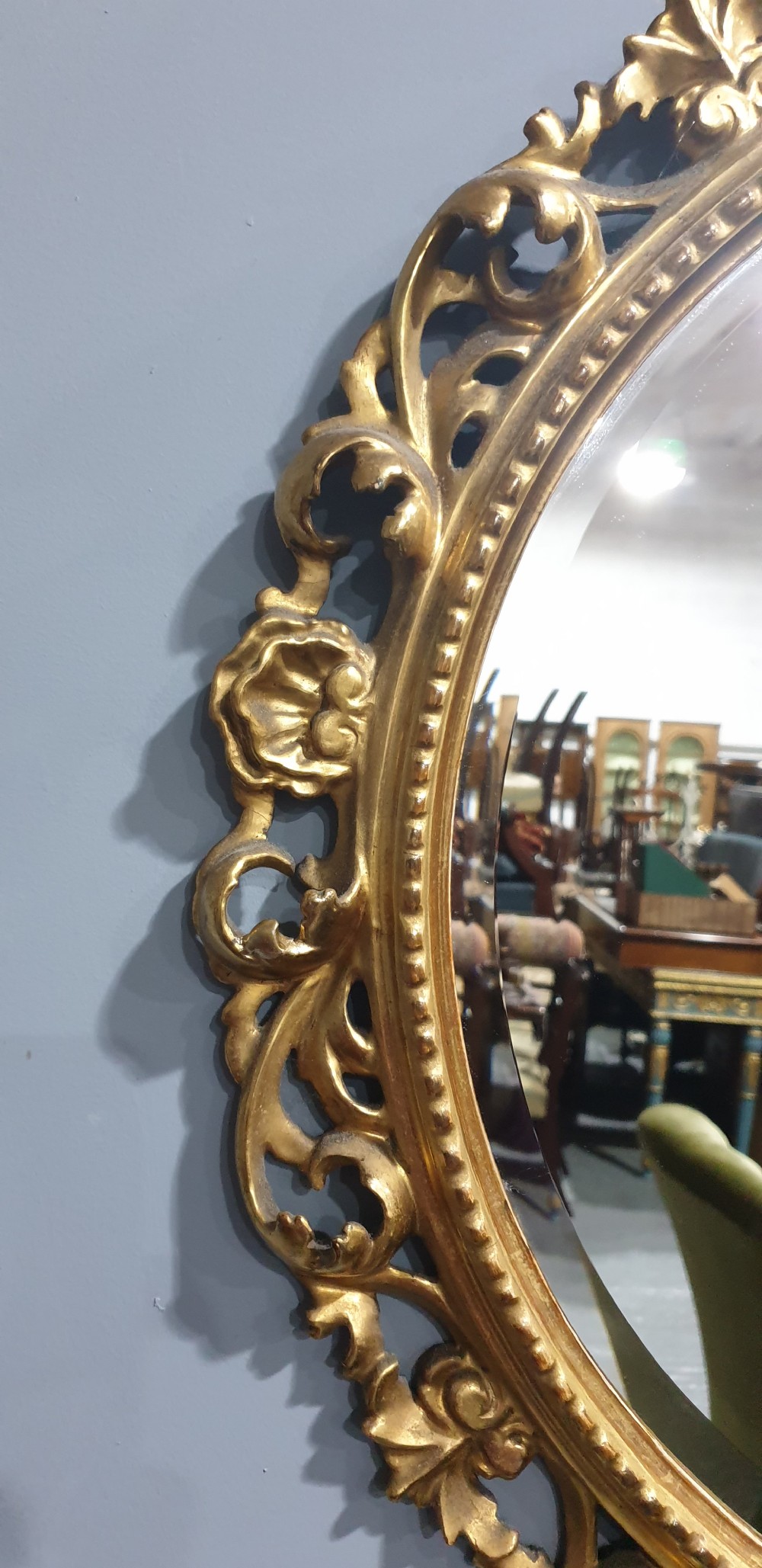 Outstanding Pair victorian Round Mirrors View IV