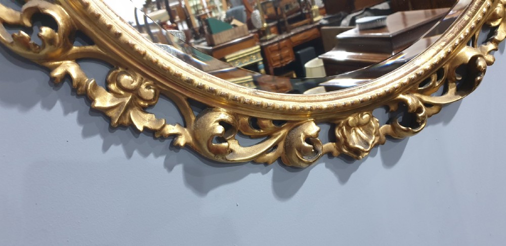 Outstanding Pair victorian Round Mirrors View V