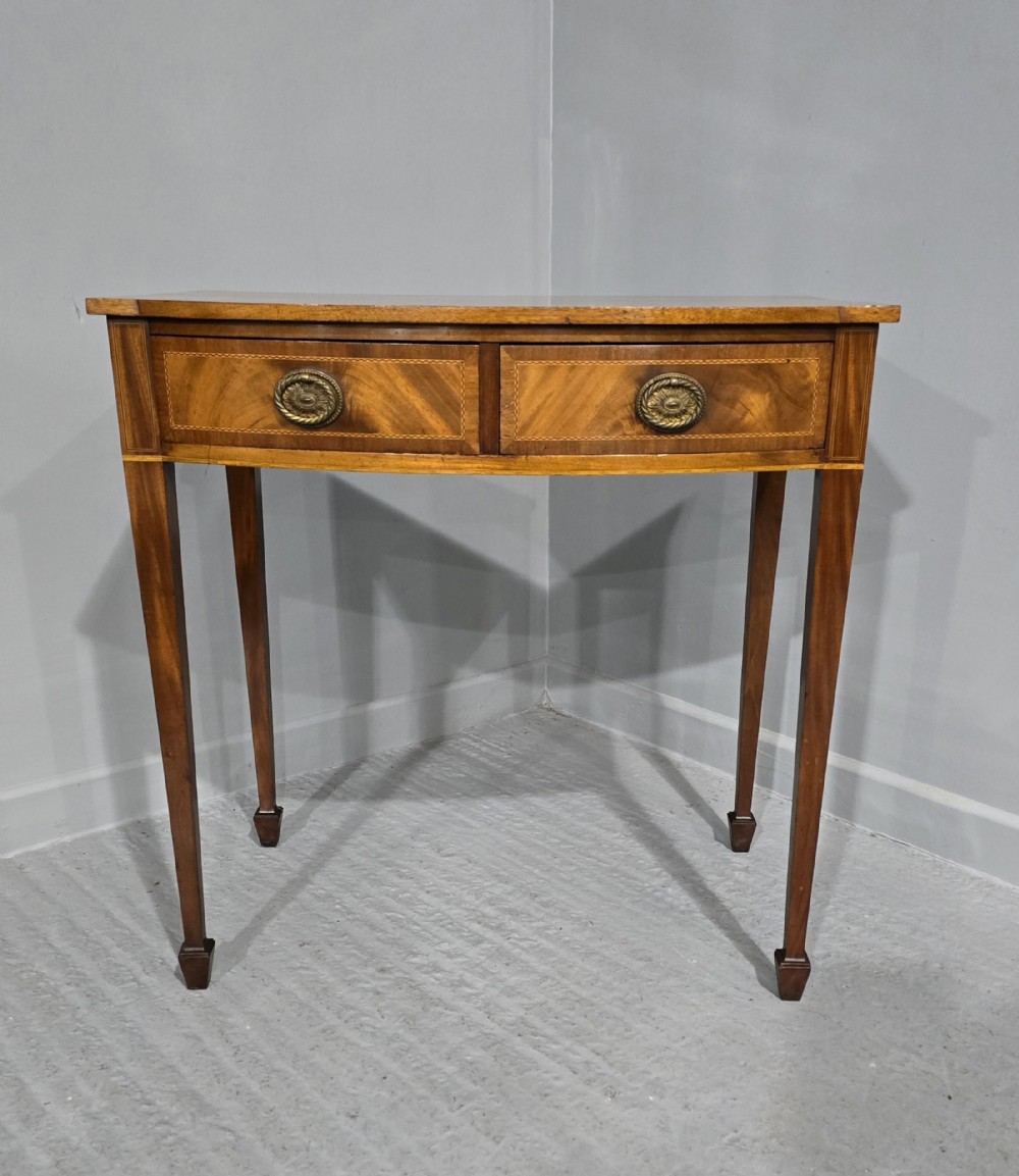 Super Inlaid Mahogany Side Table