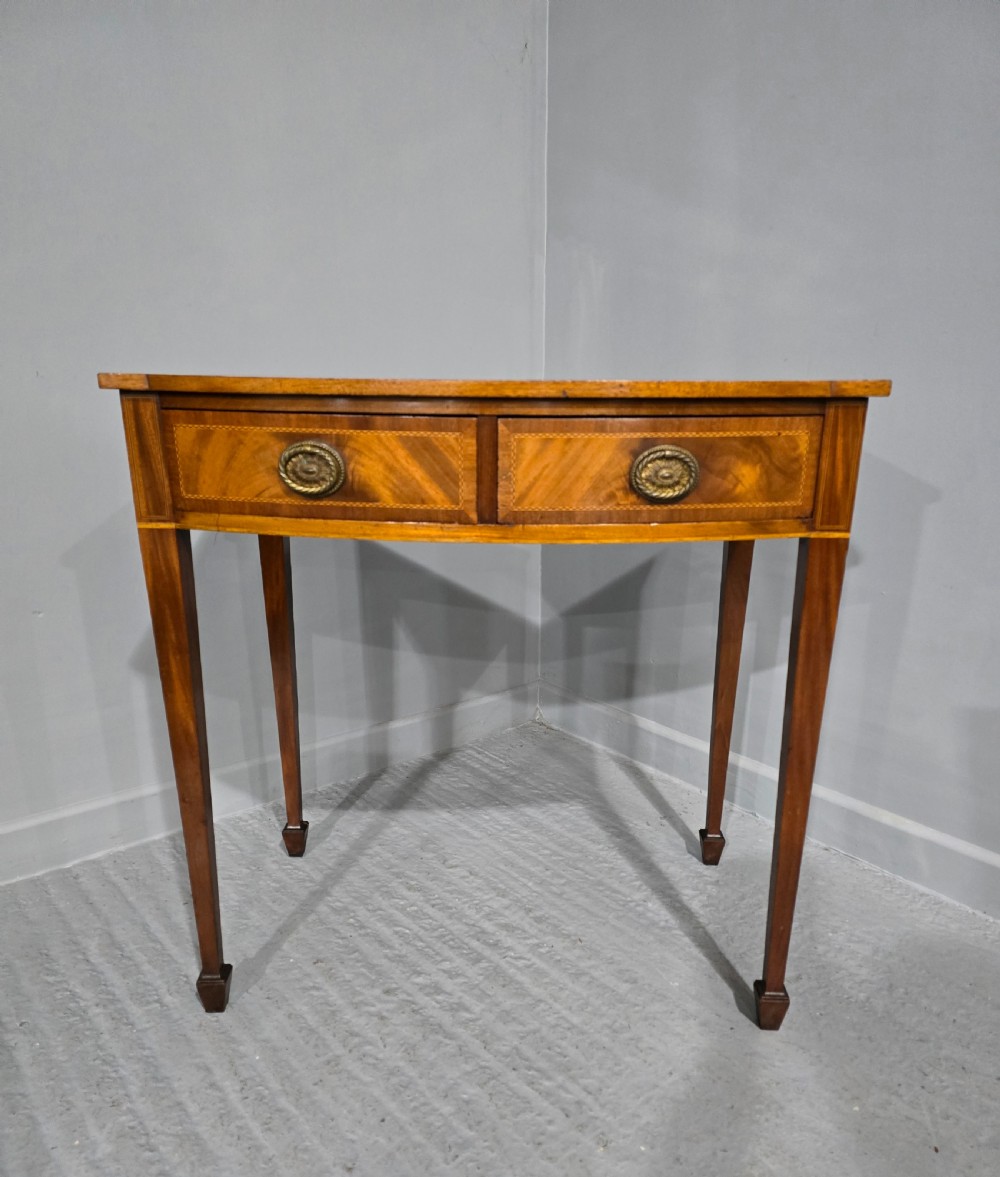 Super Inlaid Mahogany Side Table View II