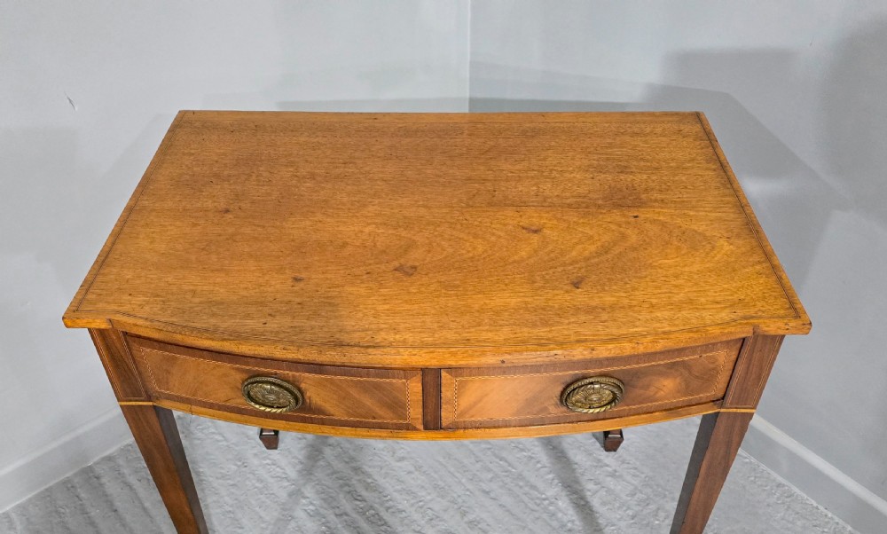 Super Inlaid Mahogany Side Table View VI