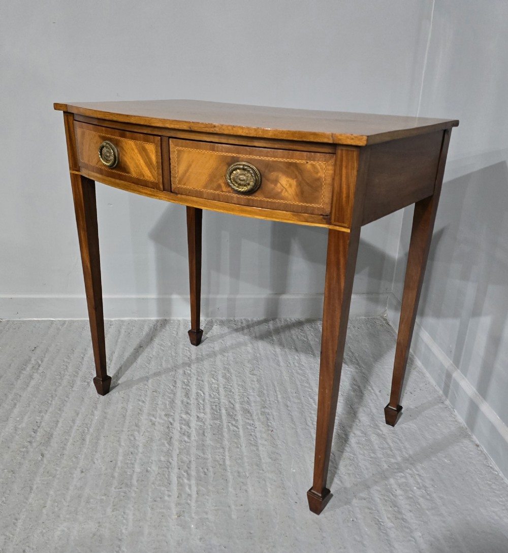 Super Inlaid Mahogany Side Table View VII