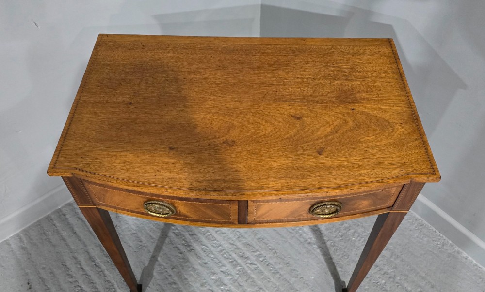 Super Inlaid Mahogany Side Table View VIII