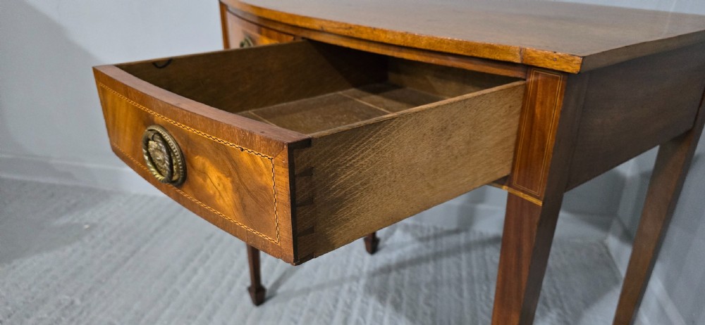 Super Inlaid Mahogany Side Table View IX