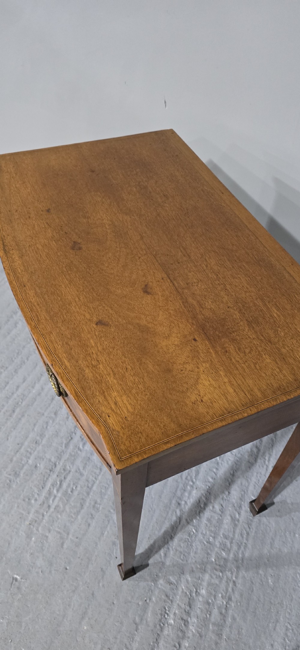 Super Inlaid Mahogany Side Table View XI