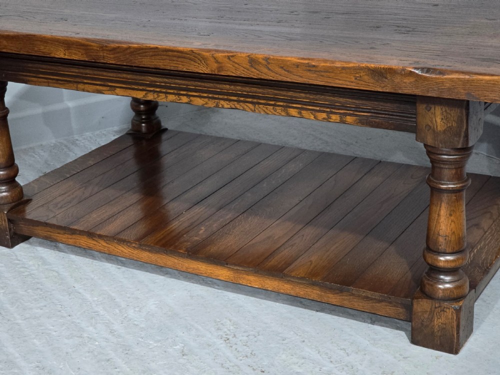 Oak Plank Coffee Table View III