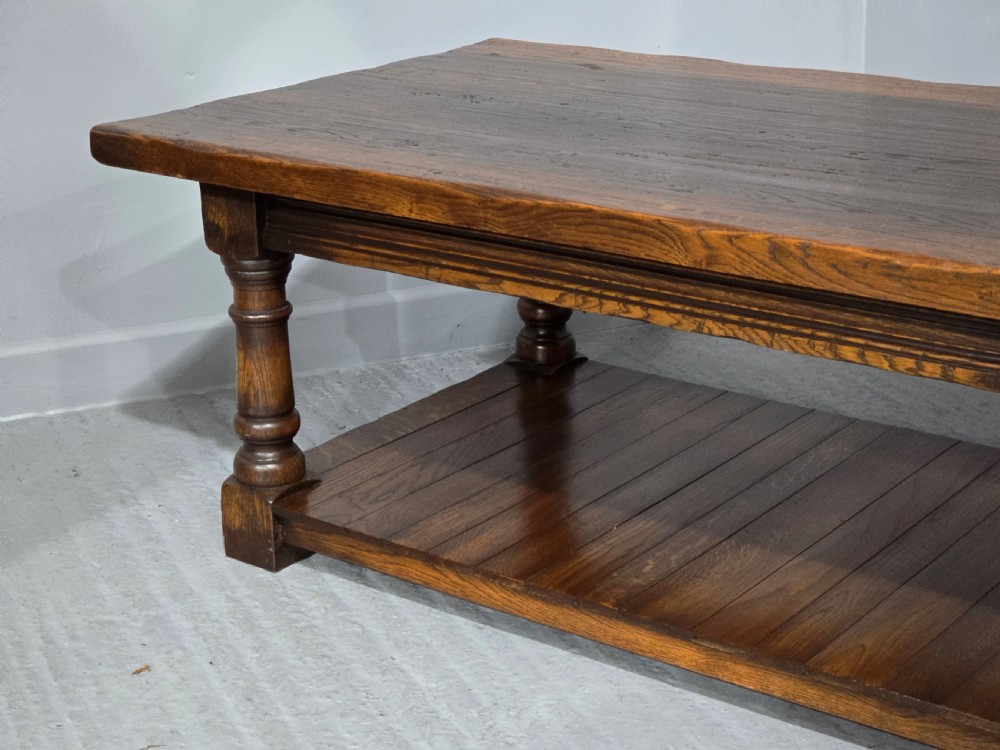 Oak Plank Coffee Table View IV