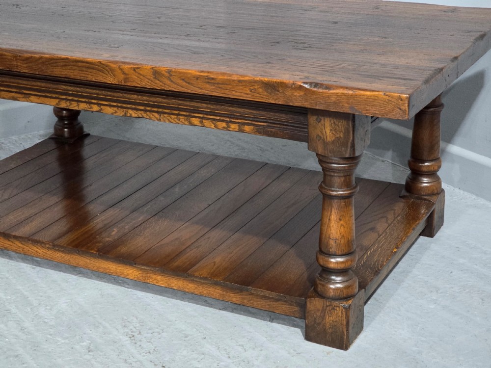 Oak Plank Coffee Table View V