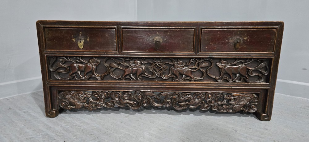 Super Chinese Low Chest of Drawers View II