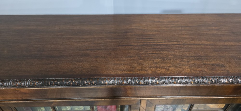 Magnificent Chippendale Mahogany Library Bookcase View VIII