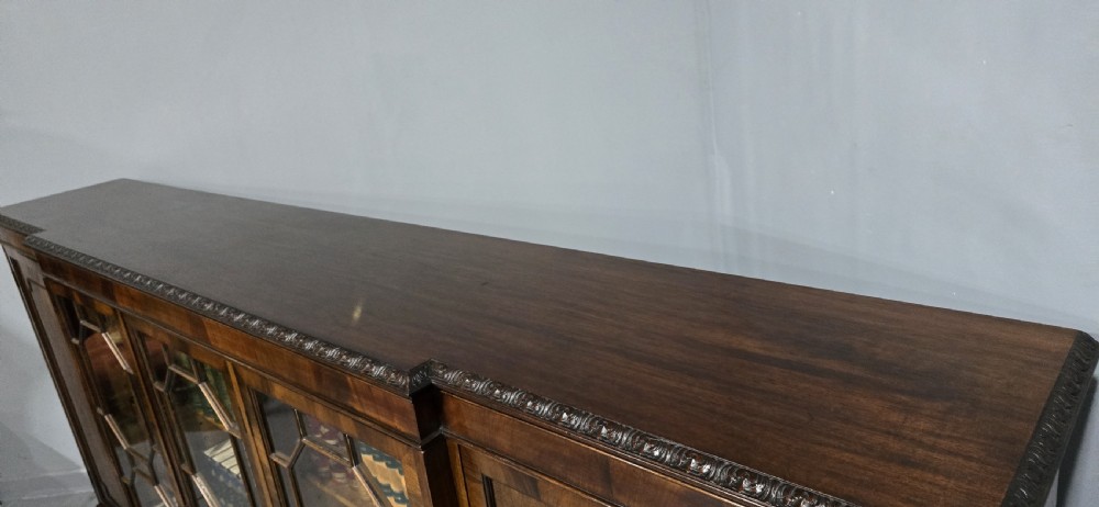 Magnificent Chippendale Mahogany Library Bookcase View XI
