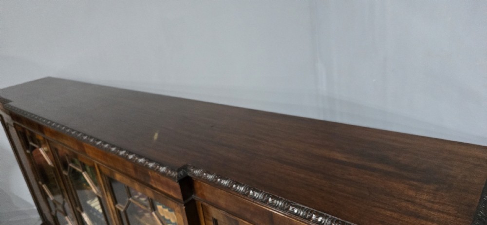 Magnificent Chippendale Mahogany Library Bookcase View XII