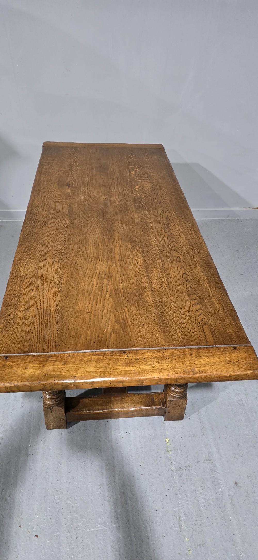 Oak Plank Refrectory Kitchen Farmhouse Dining Table View V