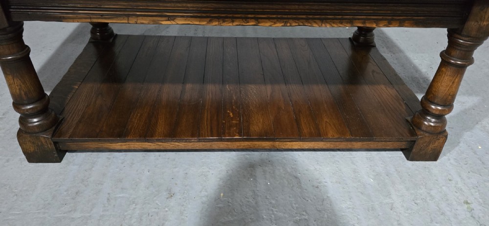 Super Solid Oak Plank Coffee Table View III