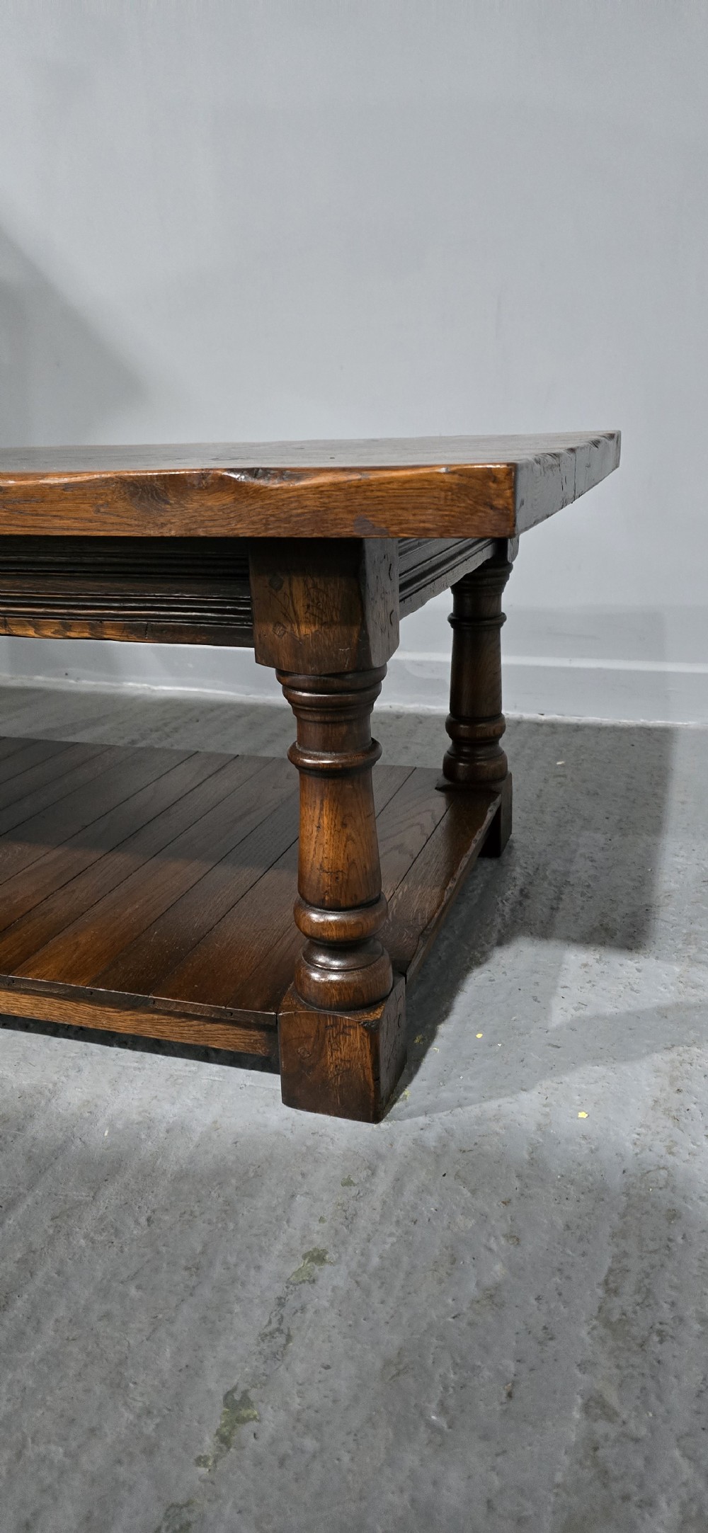 Super Solid Oak Plank Coffee Table View IV