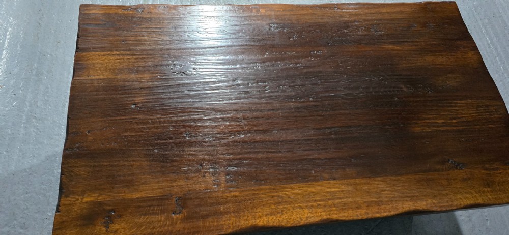 Super Solid Oak Plank Coffee Table View V