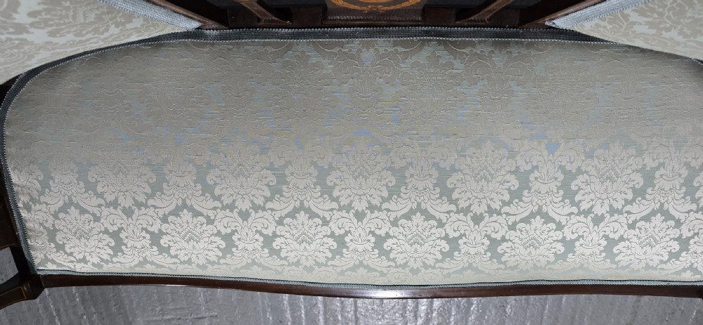 Wonderful Mahogany Inlaid Window Sofa View VIII