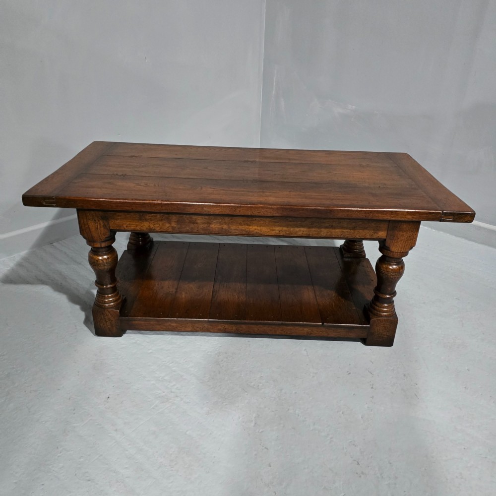 Oak Three Plank Coffee Table
