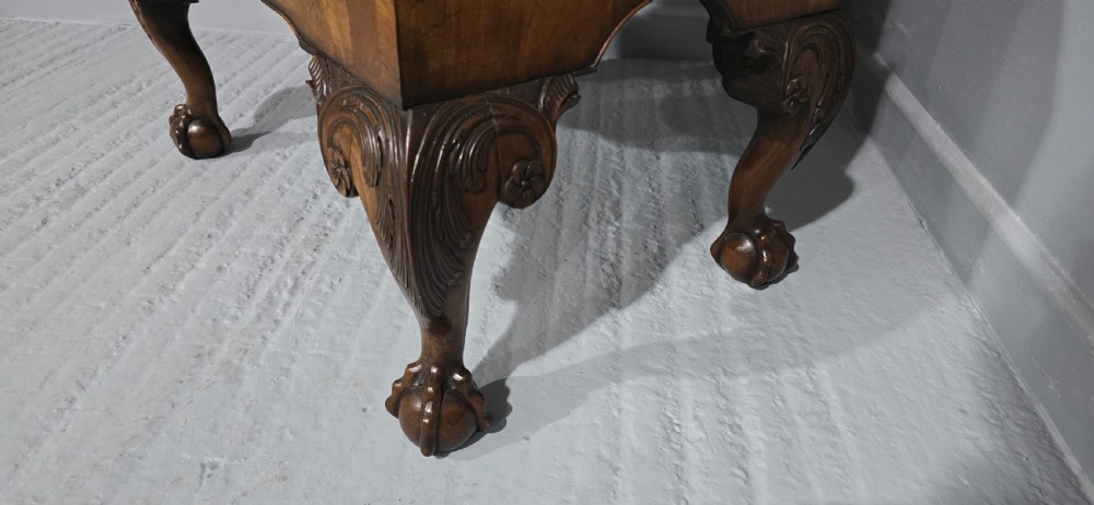 Top Quality Queen Ann Burr Walnut Chest on Stand View X