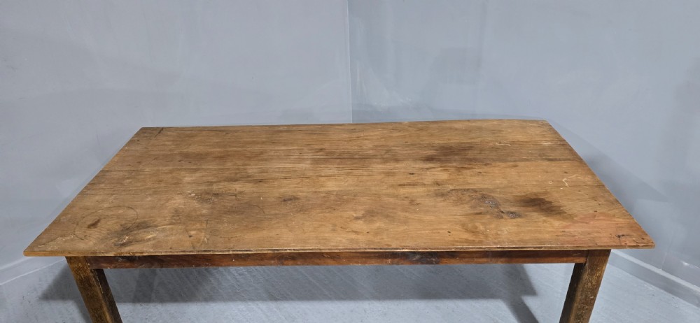 Large Chestnut Kitchen Farmhouse Dining Table View IV