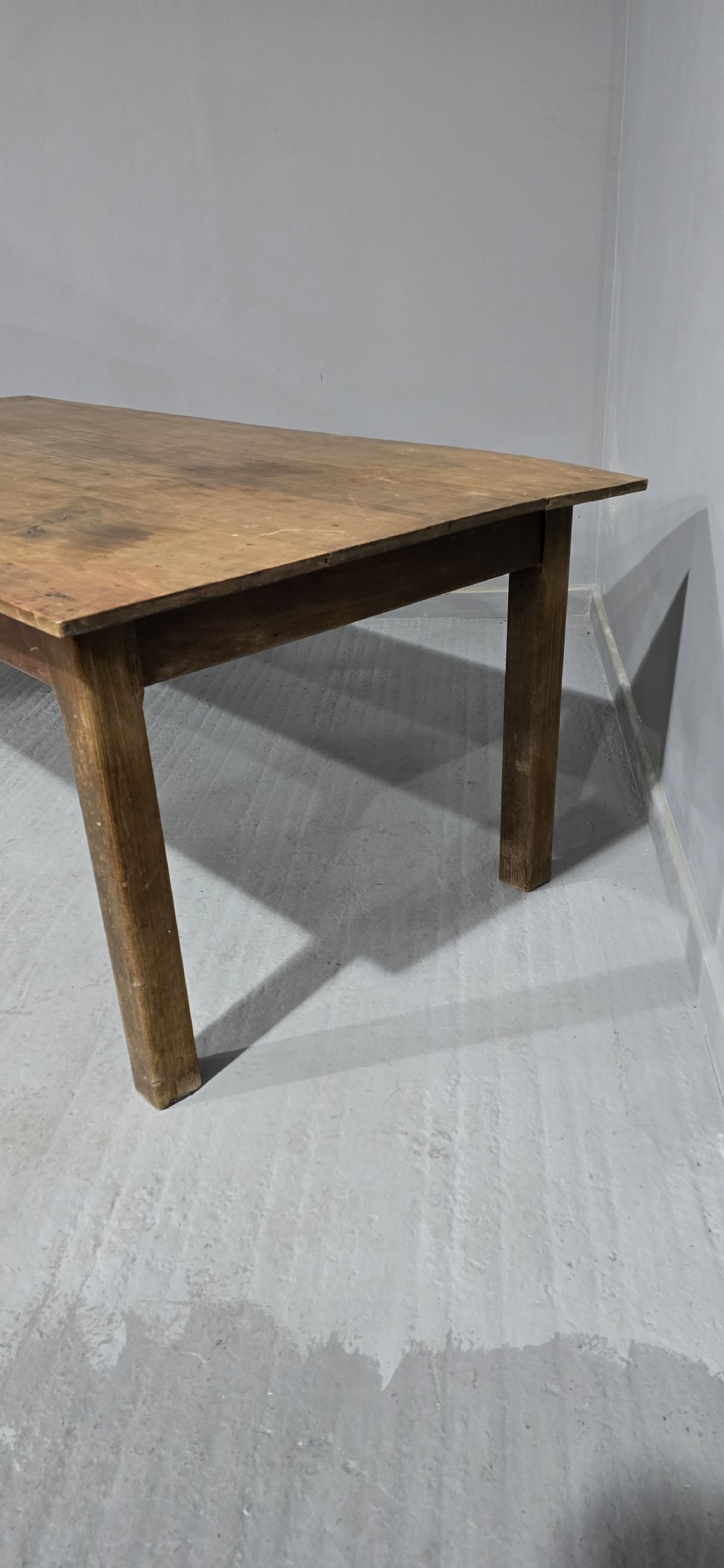 Large Chestnut Kitchen Farmhouse Dining Table View VI
