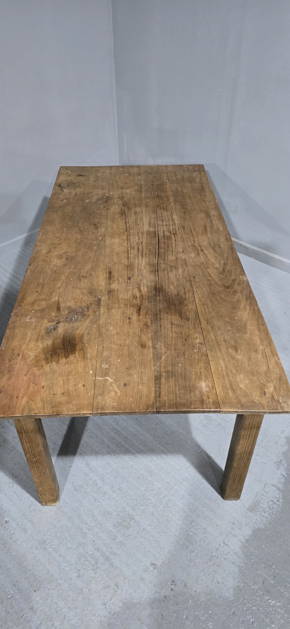 Large Chestnut Kitchen Farmhouse Dining Table View VII