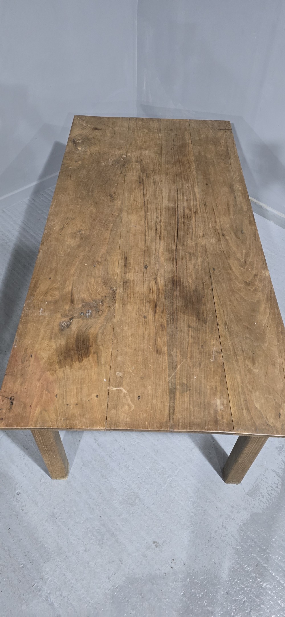 Large Chestnut Kitchen Farmhouse Dining Table View VIII