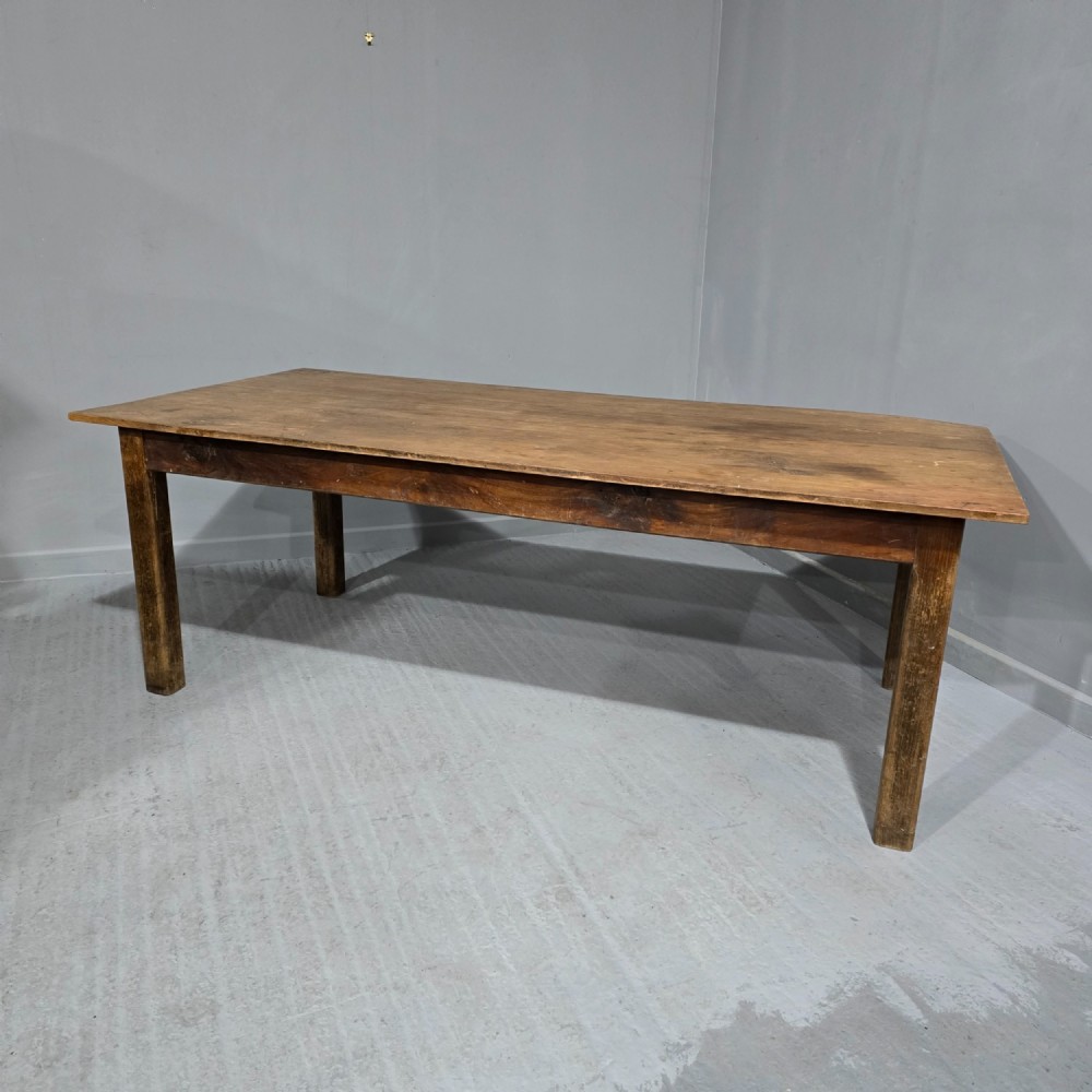 Large Chestnut Kitchen Farmhouse Dining Table