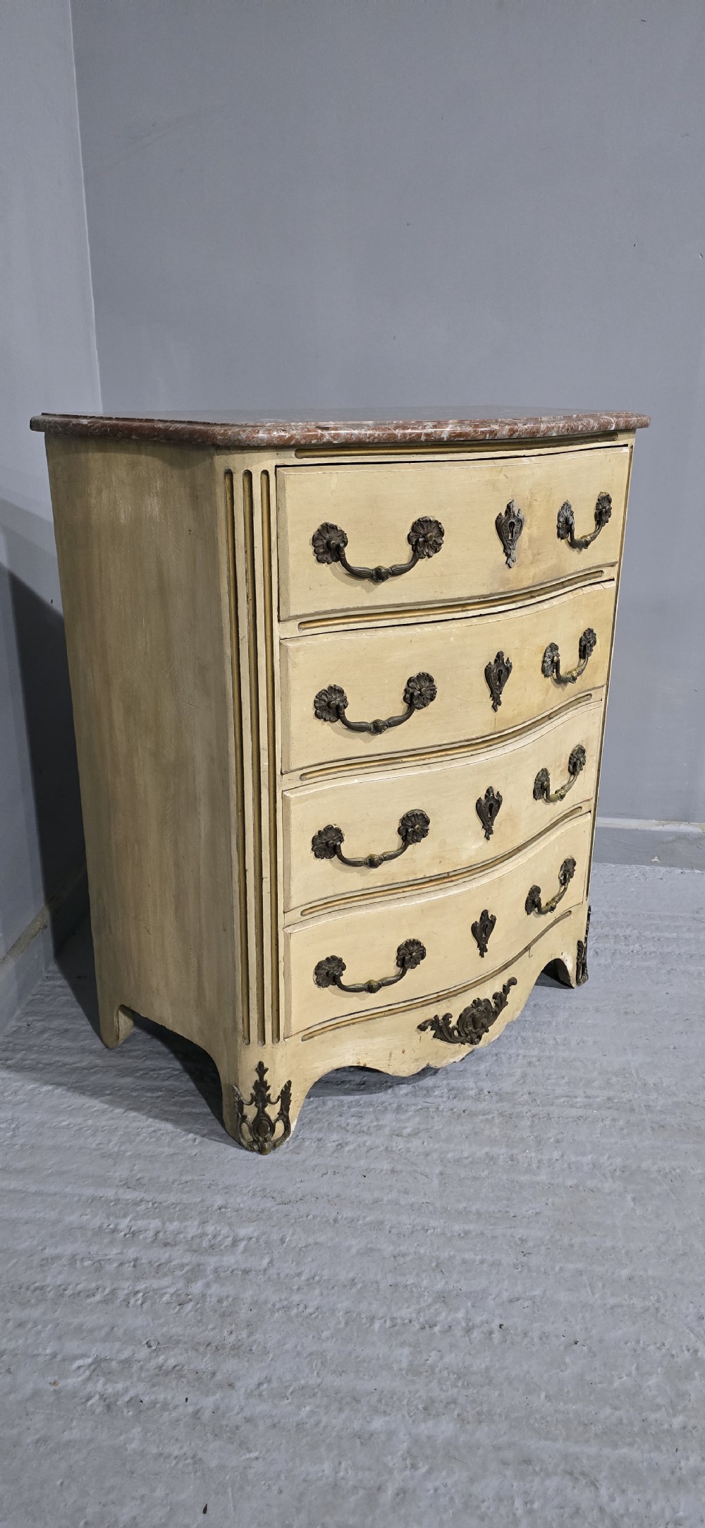 French Painted Chest of Drawers View VI