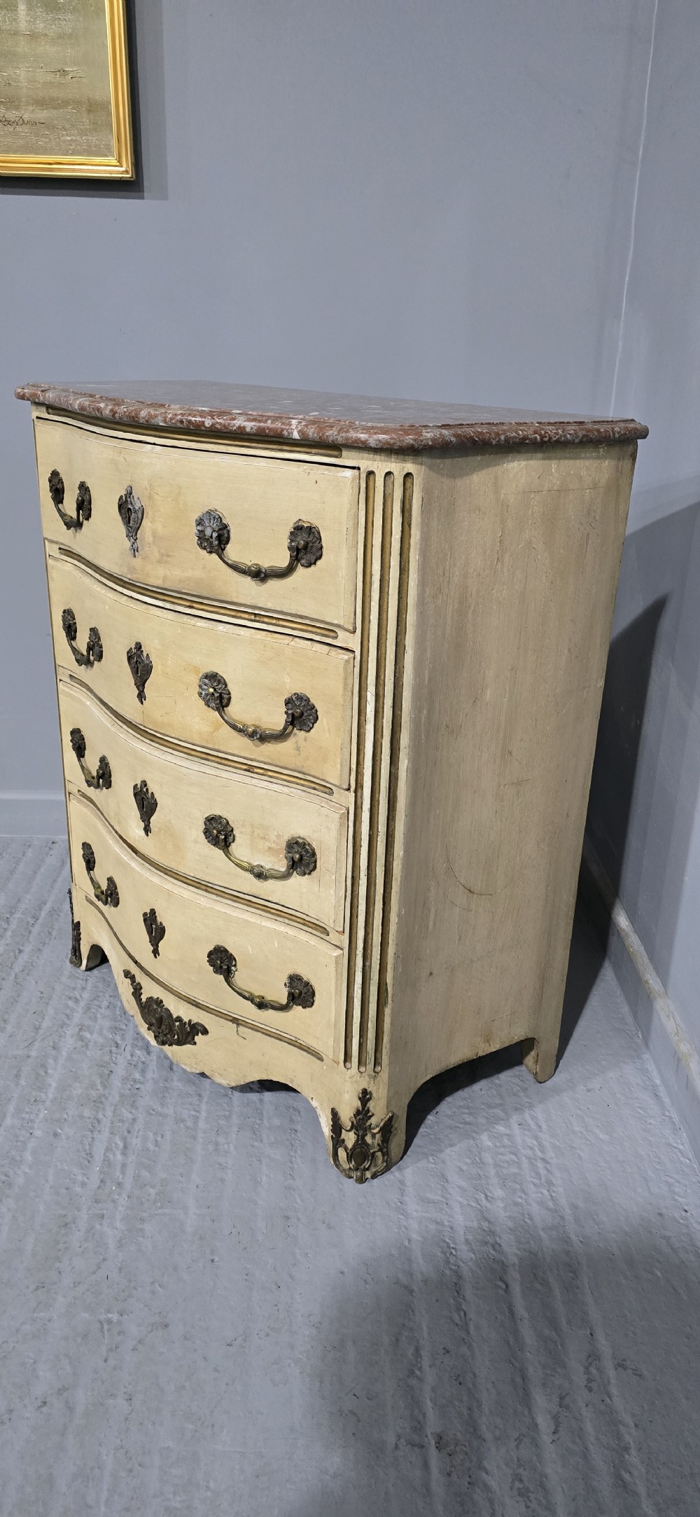 French Painted Chest of Drawers View VII