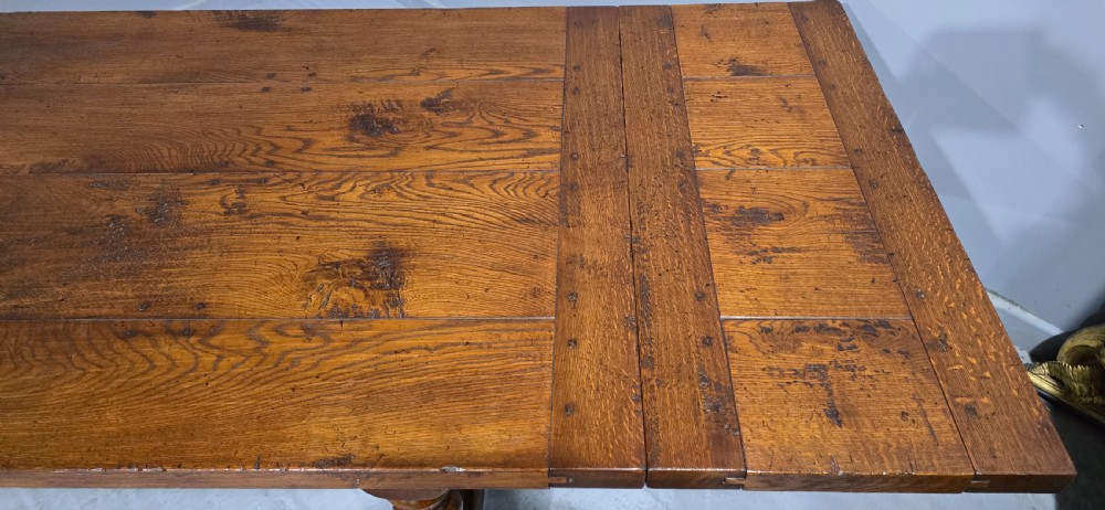 Huge Oak Plank Farmhouse Refrectory Dining Table View IX