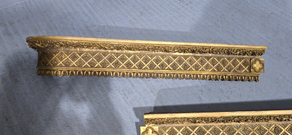 Very Rare Huge Gilt Pelmet View II