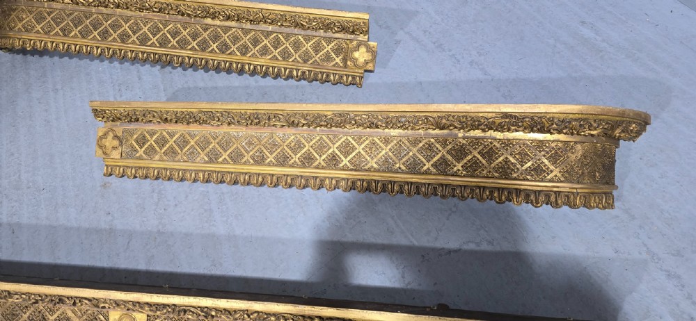 Very Rare Huge Gilt Pelmet View III