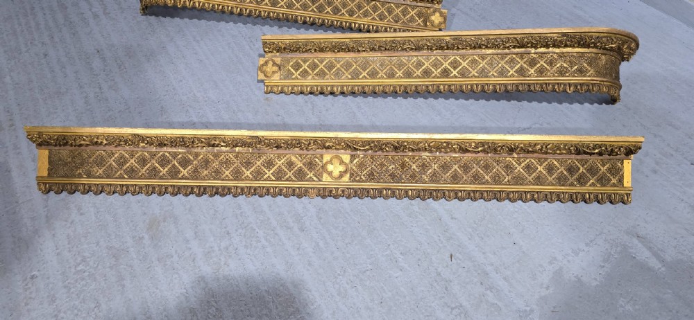 Very Rare Huge Gilt Pelmet View IV