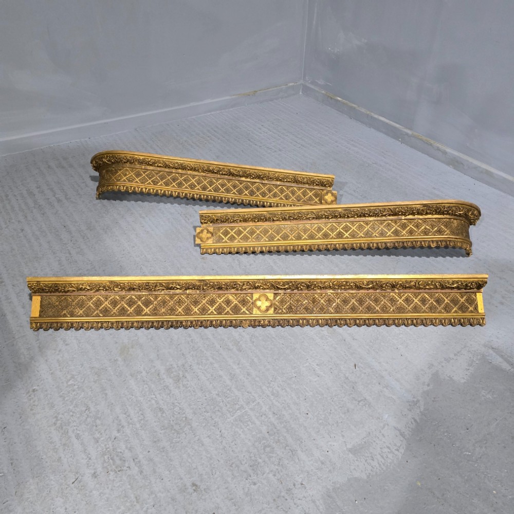 Very Rare Huge Gilt Pelmet