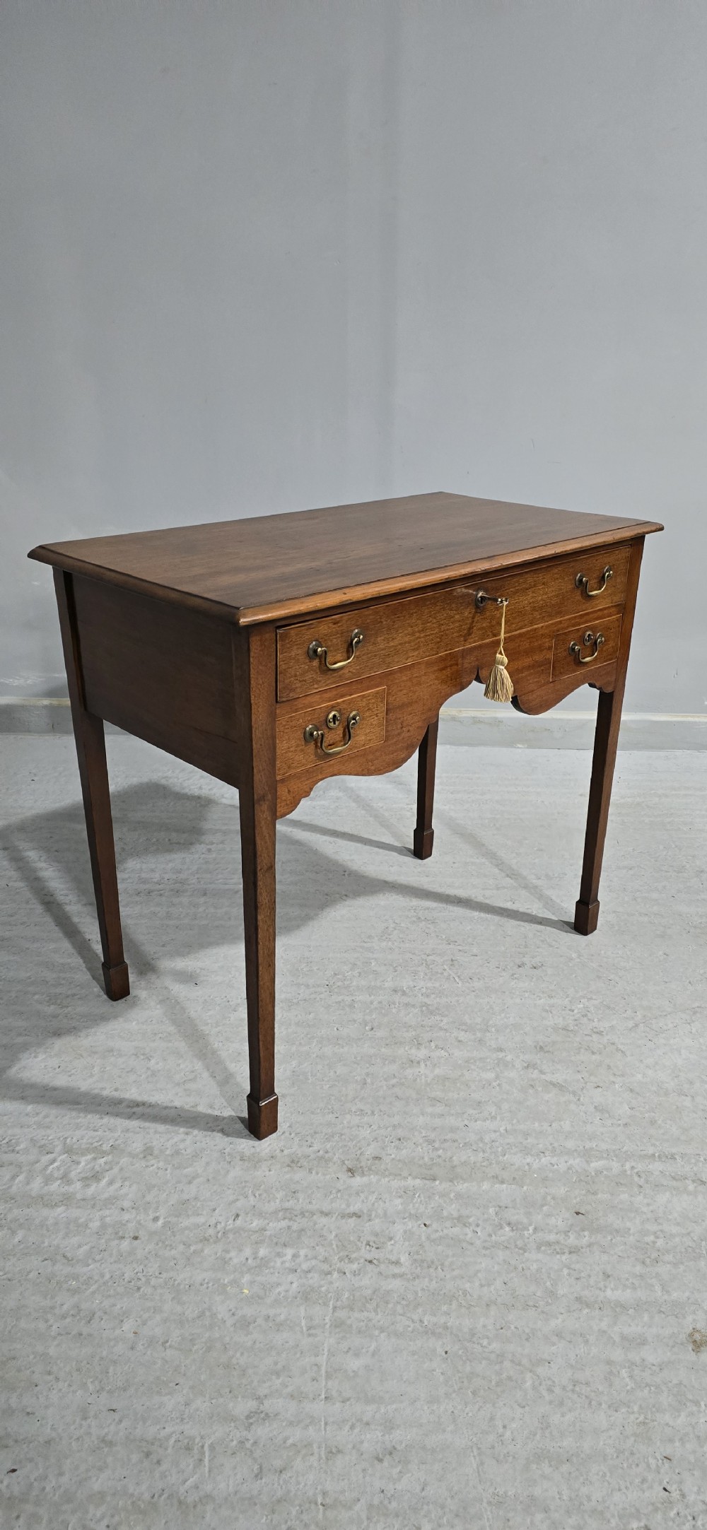 Good Georgian Mahogany Lowboy View V