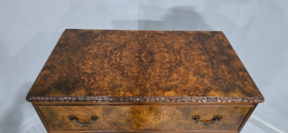 Excellent Quality Burr Walnut Chest of Drawers View VI
