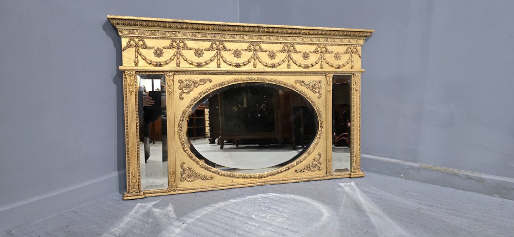 Super Regency Overmantle Mirror View IV