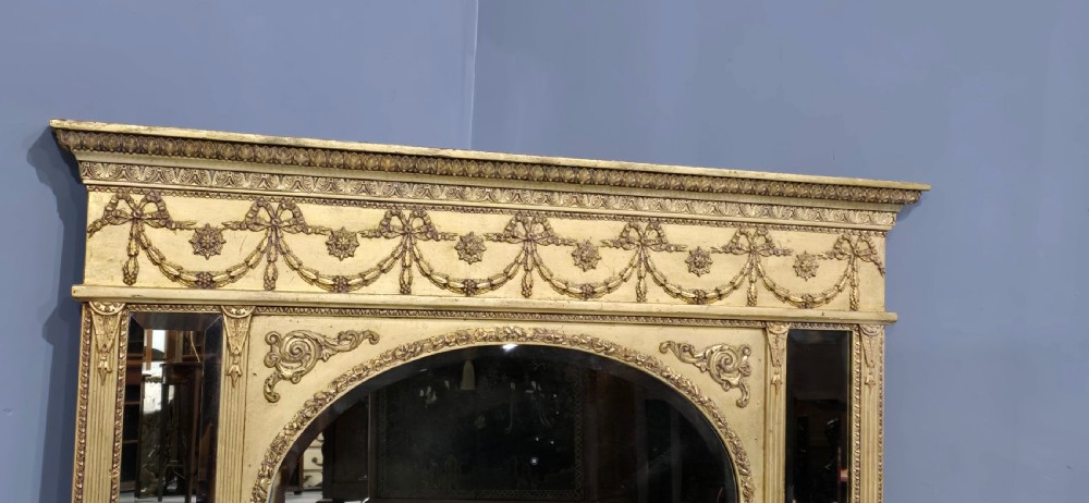 Super Regency Overmantle Mirror View VI