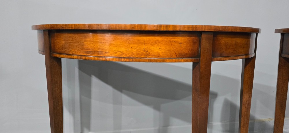 Super Pair Mahogany Console Tables View IV