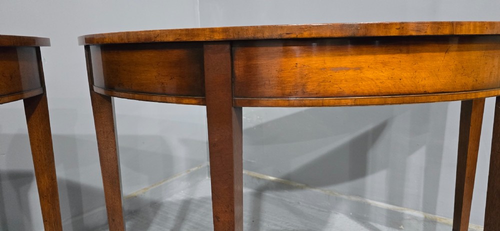 Super Pair Mahogany Console Tables View VI